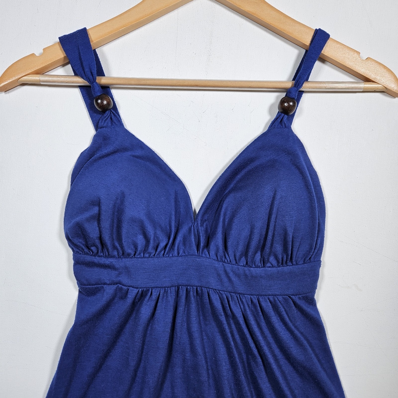 Violet Maxi Dress Women Small Blue Empire Waist Summer Beach Boho Party Wedding — image 2 of 8